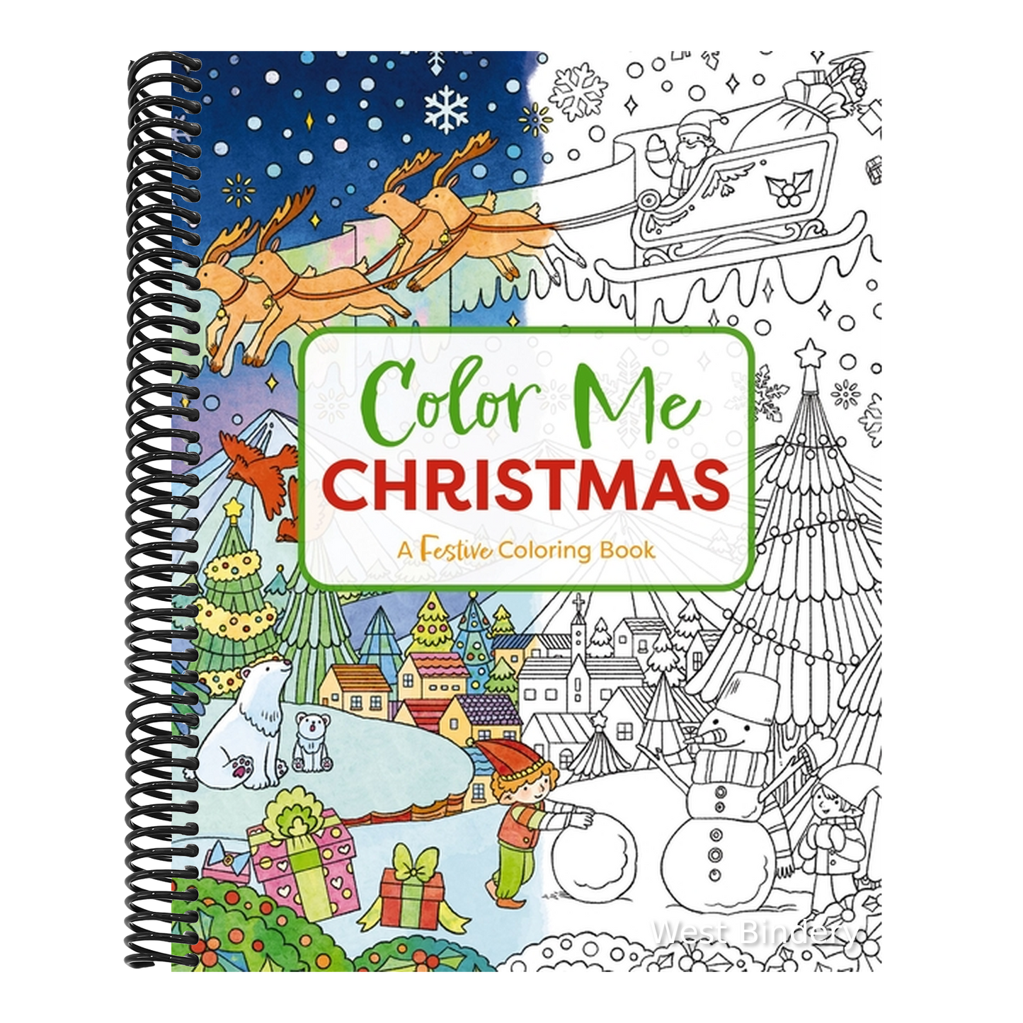 Color Me Christmas: A Festive Adult Coloring Book