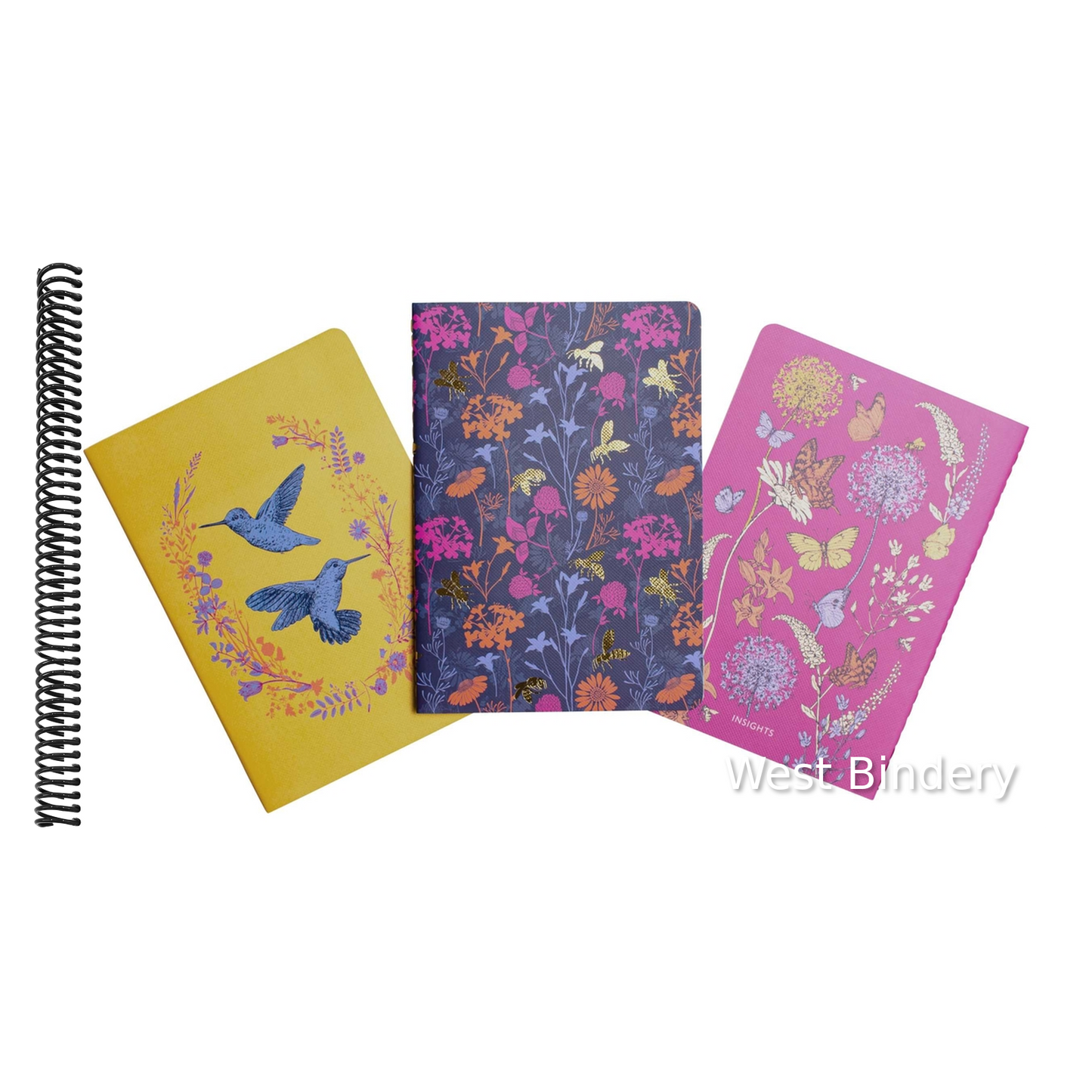 Pollinators Sewn Notebook Collection (Set of 3)