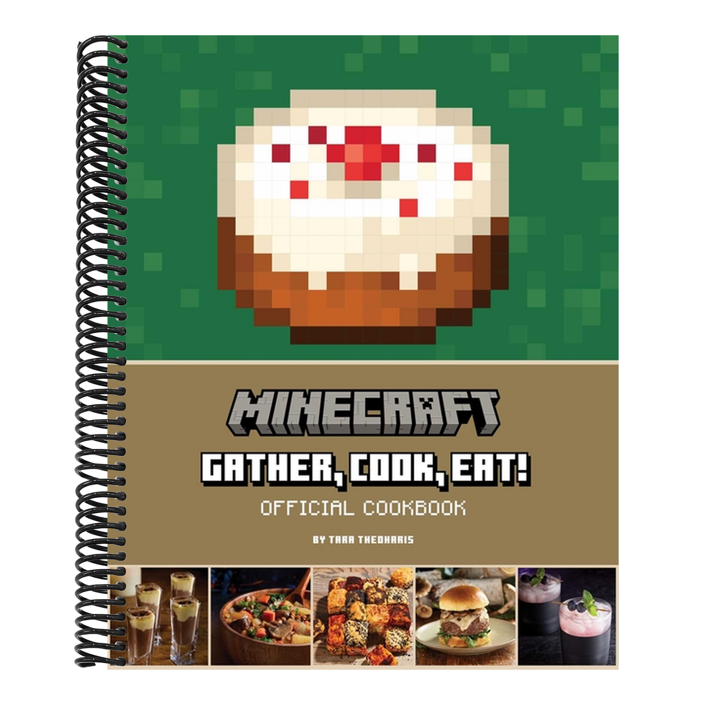 Minecraft: Gather, Cook, Eat! Official Cookbook (Spiral Bound)