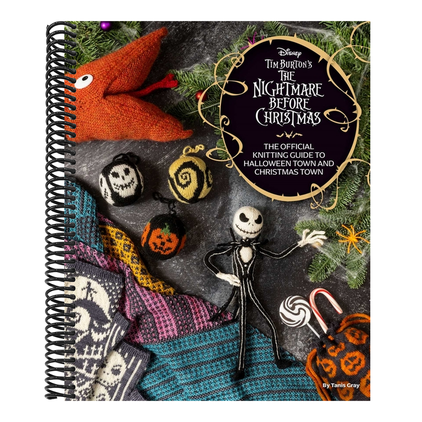 Disney Tim Burton's the Nightmare Before Christmas: The Official Knitting Guide to Halloween Town and Christmas Town (Spiral Bound)