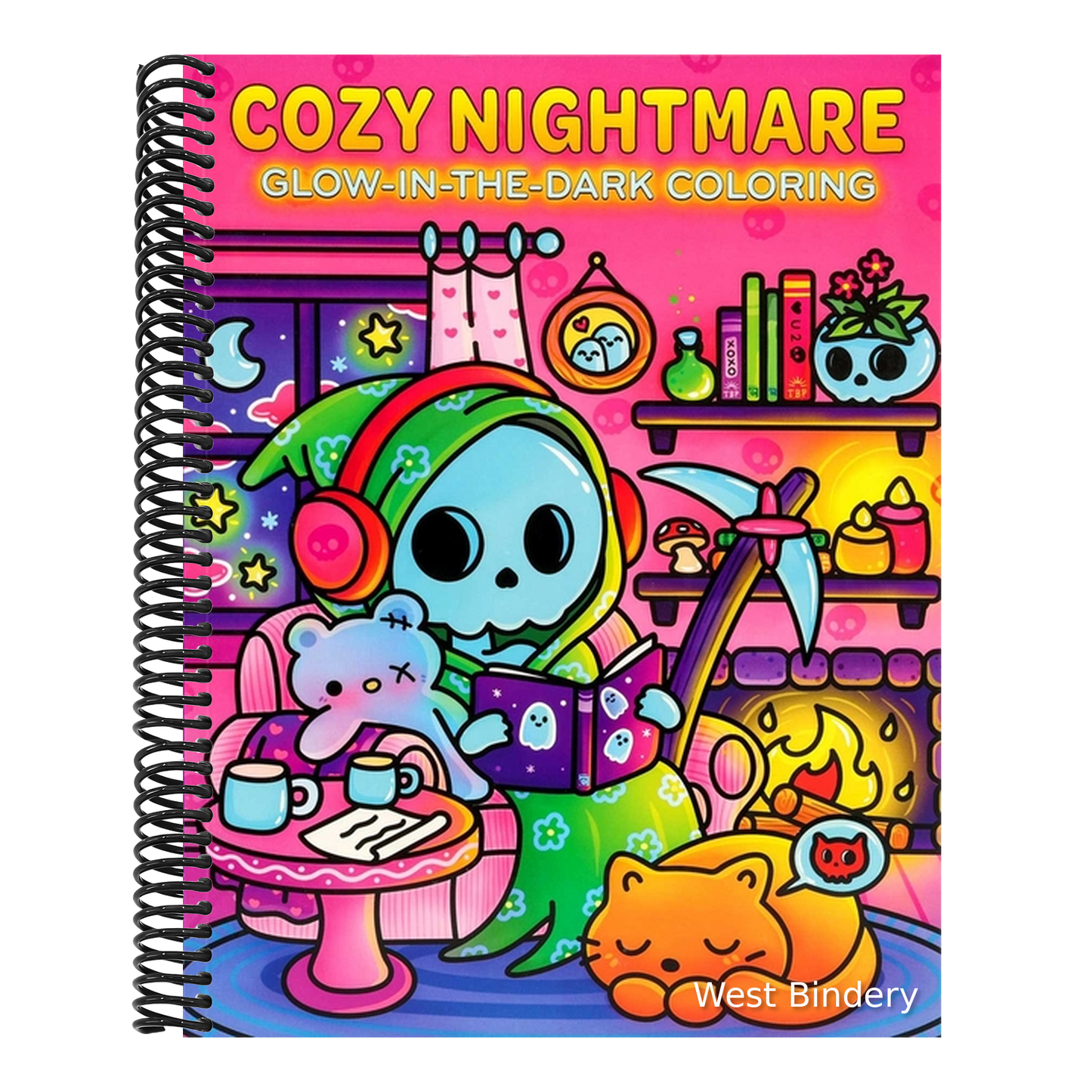 Cozy Nightmare Glow-In-The-Dark Coloring