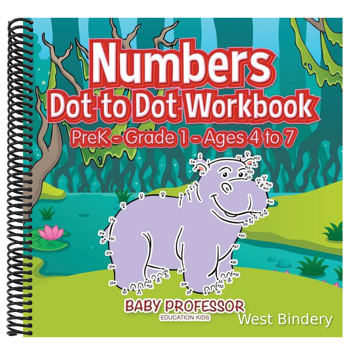 Numbers Dot to Dot Workbook PreK-Grade 1 - Ages 4 to 7