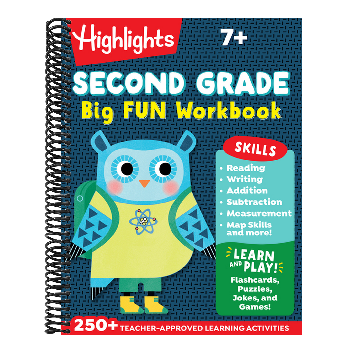 Second Grade Big Fun Workbook: Second Grade Curriculum Workbook for Kids, Practice Math, Reading, Writing, Spelling, Science and More (Highlights Big Fun Activity Workbooks) (Spiral Bound)