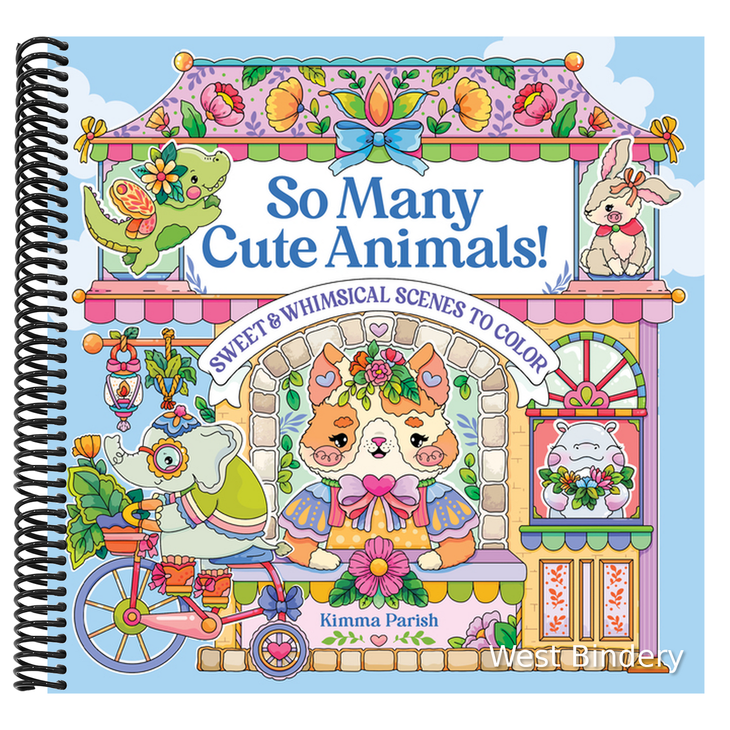 So Many Cute Animals!: Sweet & Whimsical Scenes to Color