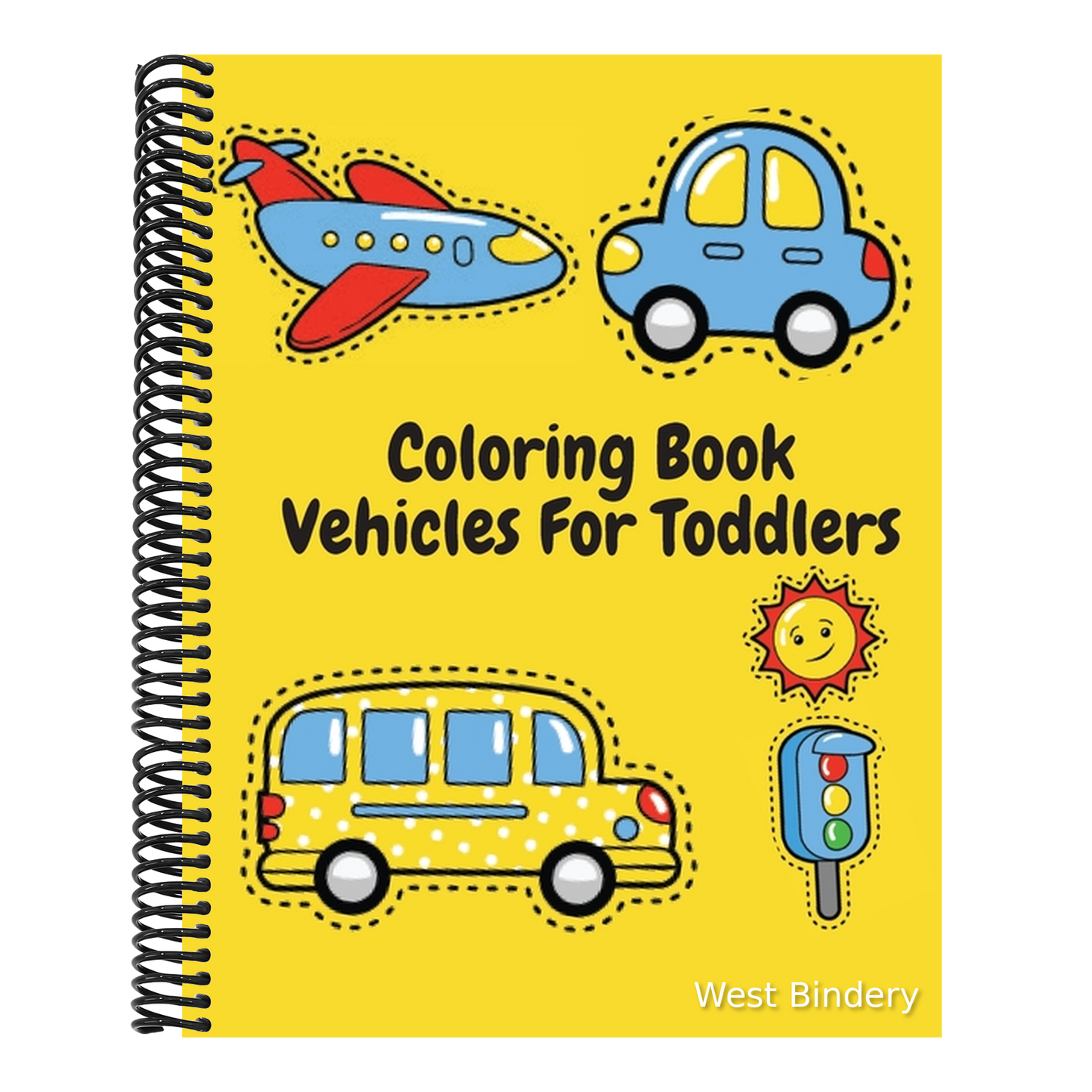 Coloring Book Vehicles For Toddlers: coloring book for Boys and Girls