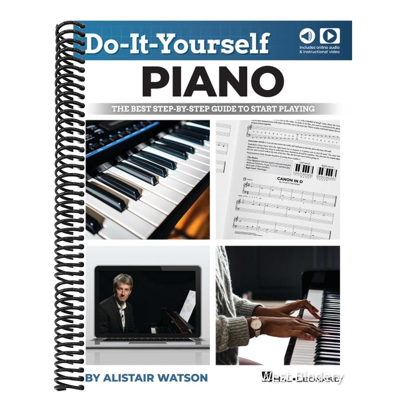 Do-It-Yourself Piano: The Best Step-By-Step Guide to Start Playing (Book/Online Media)