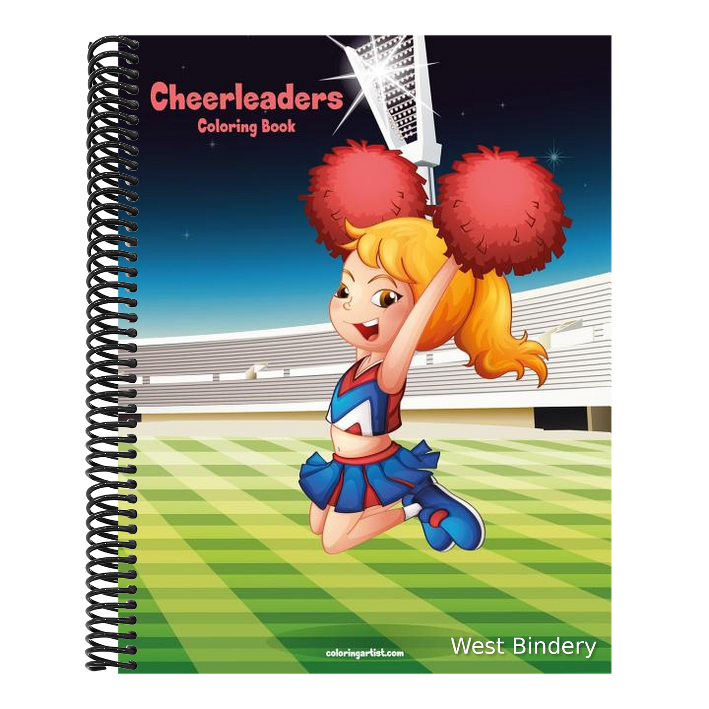 Cheerleaders Coloring Book 1