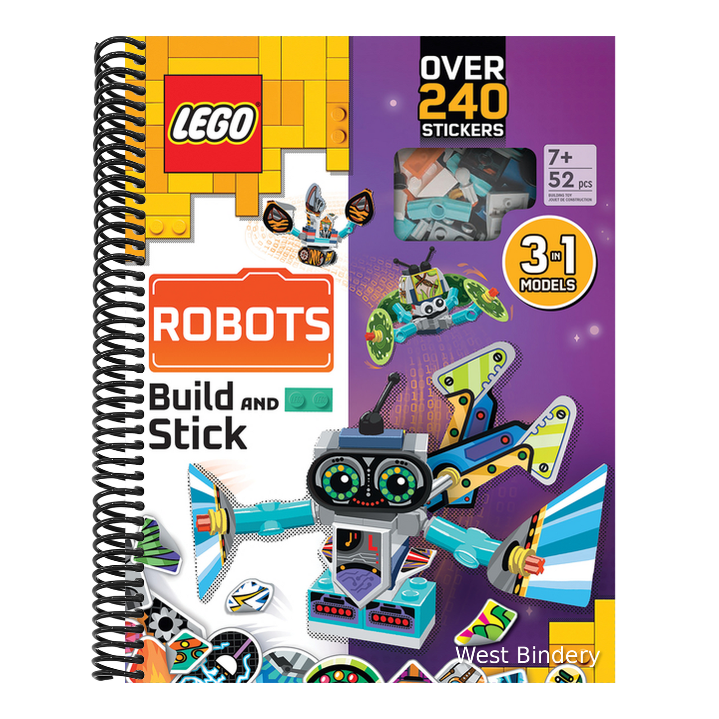 Lego(r) Books. Build and Stick: Robots