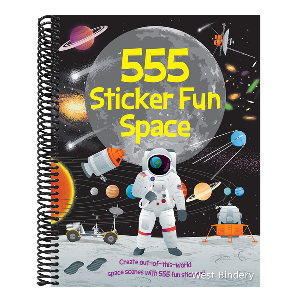 555 Sticker Fun Space: Activity Book