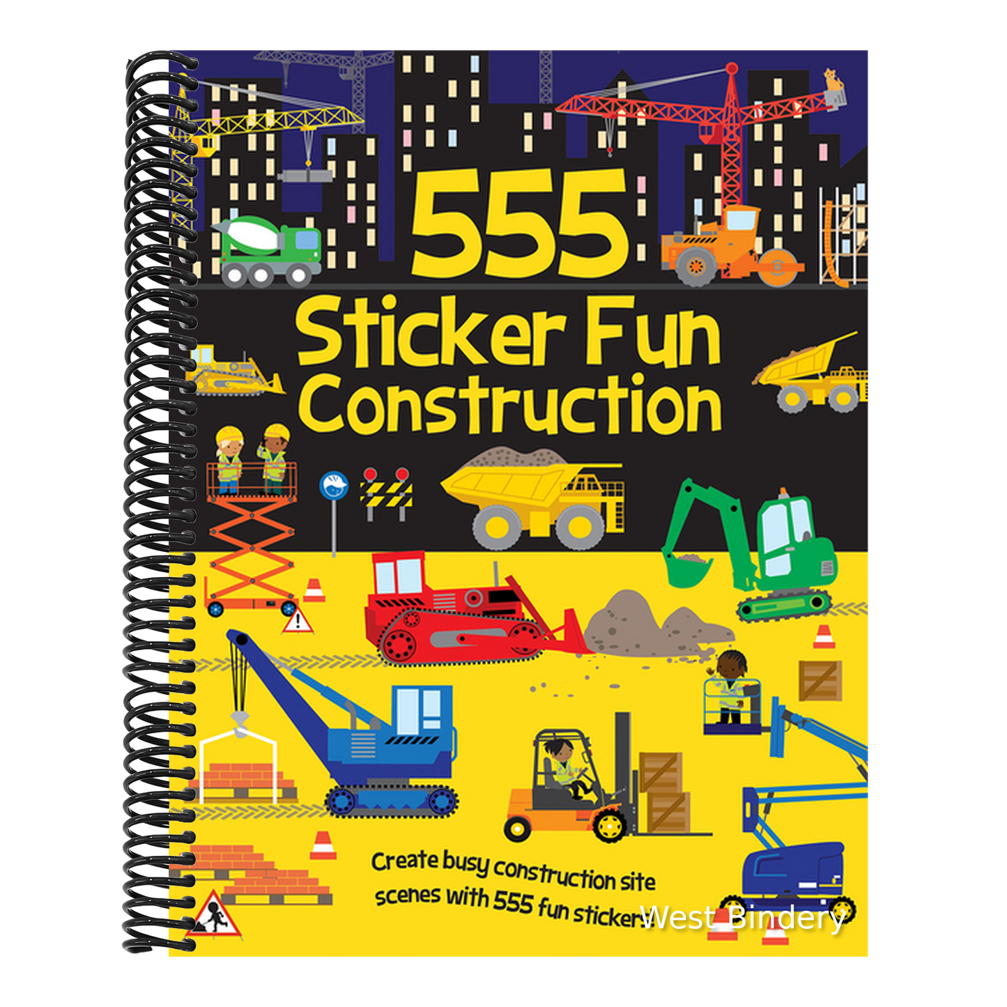 555 Sticker Fun - Construction