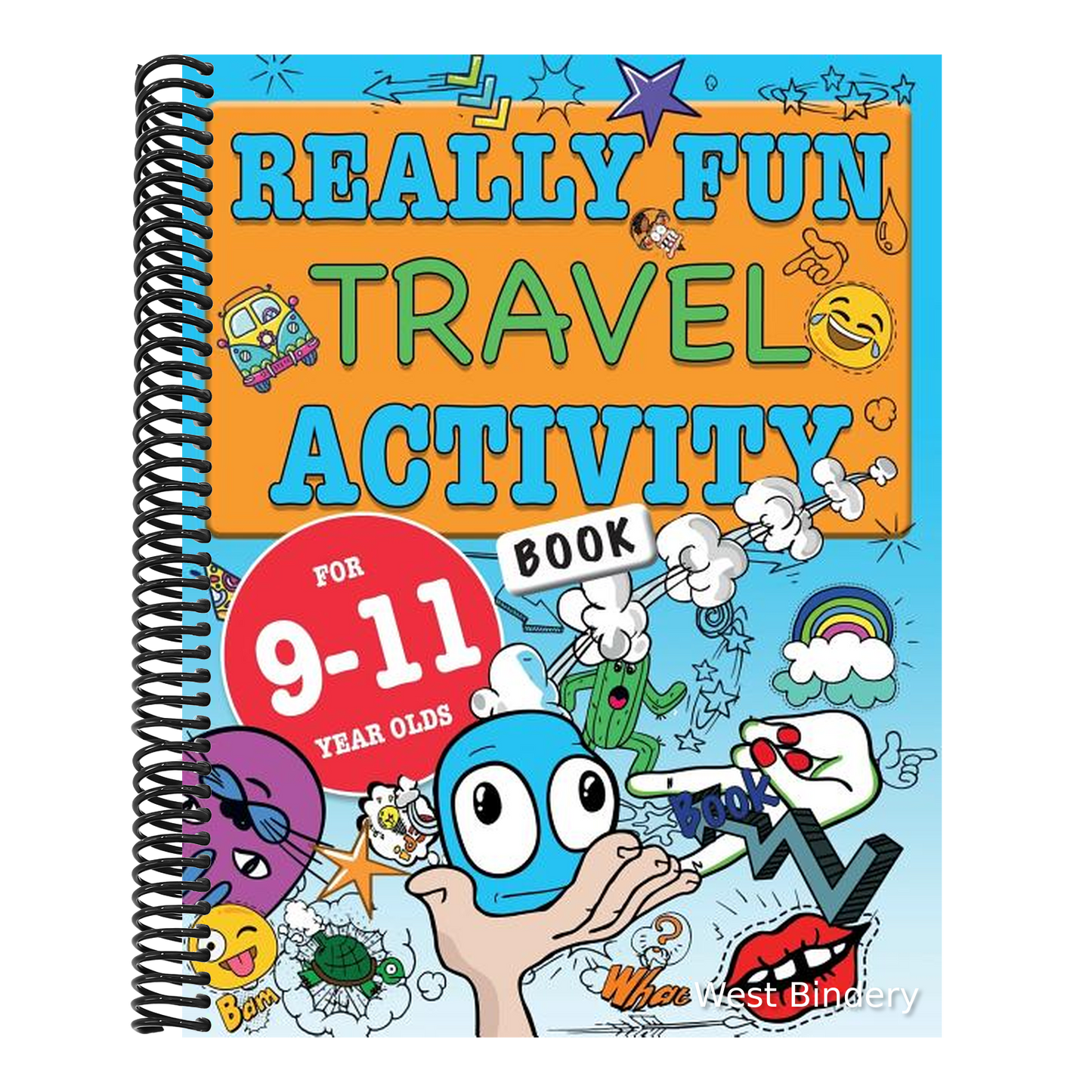 Really Fun Travel Activity Book For 9-11 Year Olds: Fun & educational activity book for nine to eleven year old children