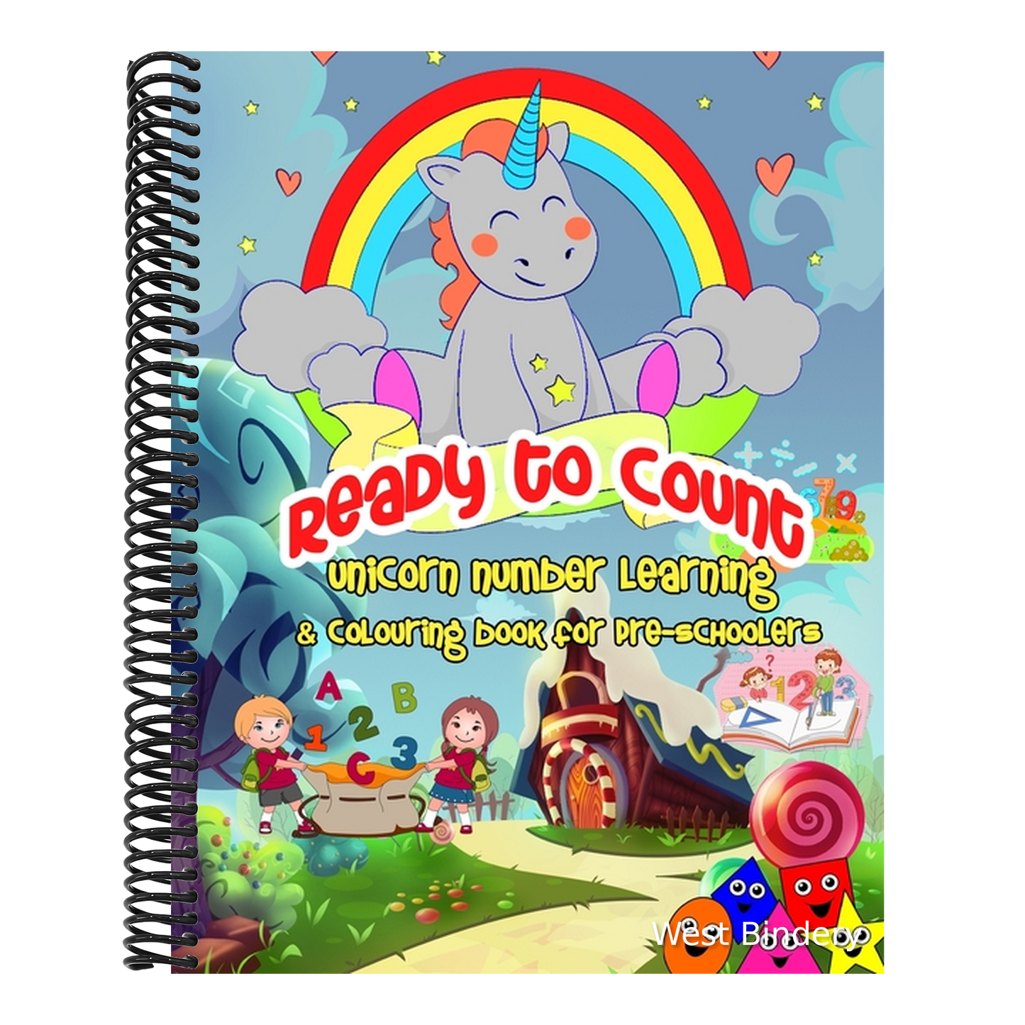 Ready To Count: Unicorn Maths Activity Book for Toddlers and Preschoolers: Maths activity book for toddlers and preschoolers