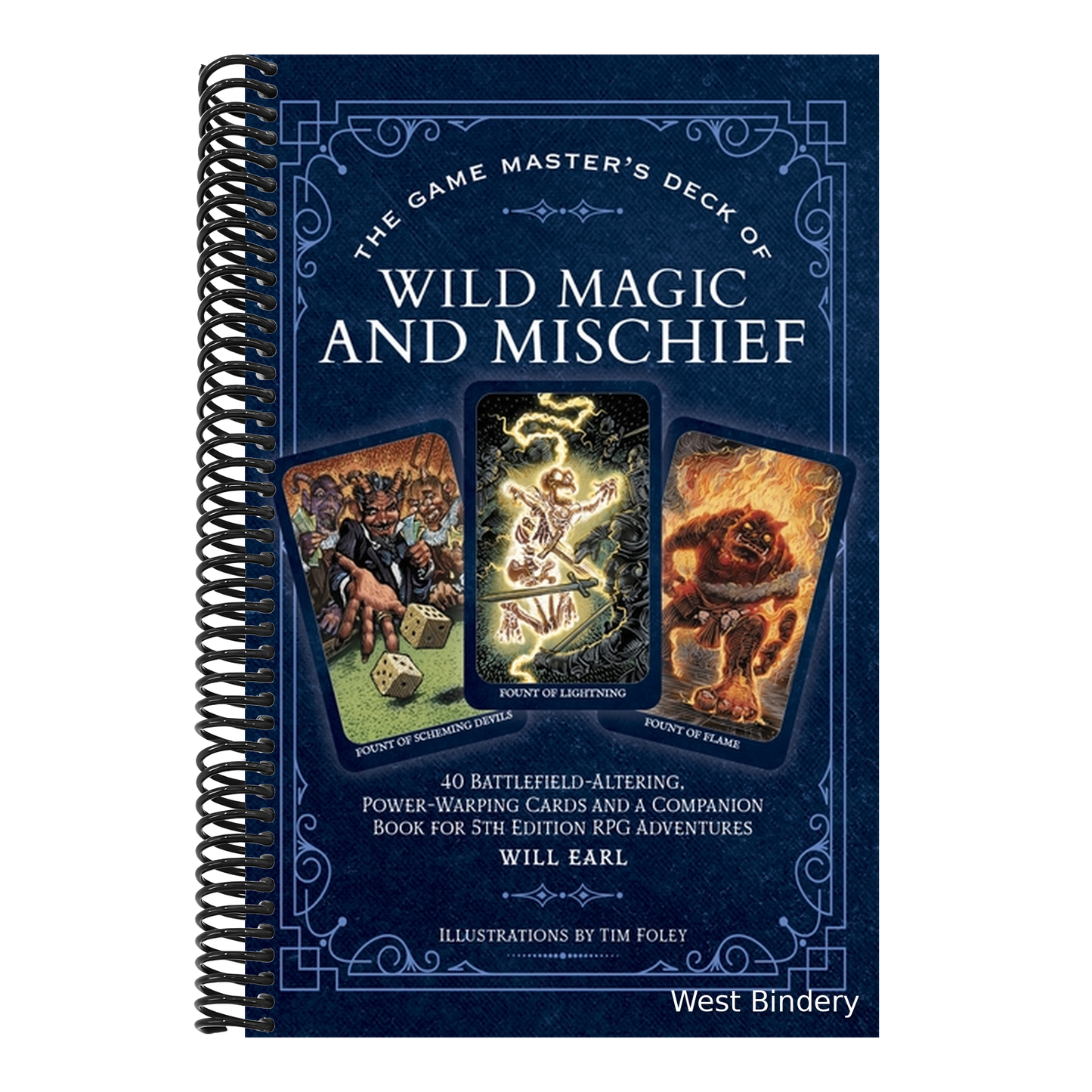 The Game Master's Deck of Wild Magic and Mischief: 40 Battlefield-Altering, Power-Warping Cards and a Companion Book for 5th Edition RPG Adventures [With