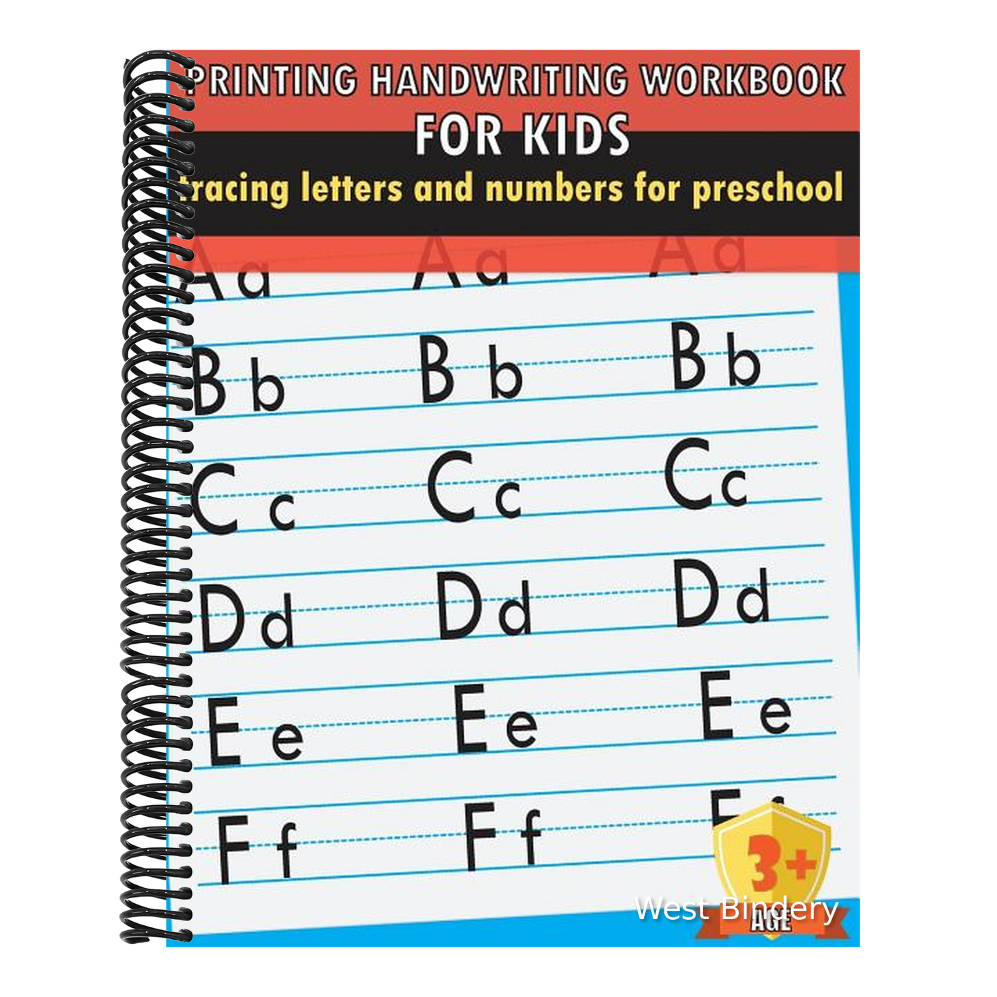 Printing Handwriting Workbook for Kids: Tracing Letters and Numbers for Preschooler