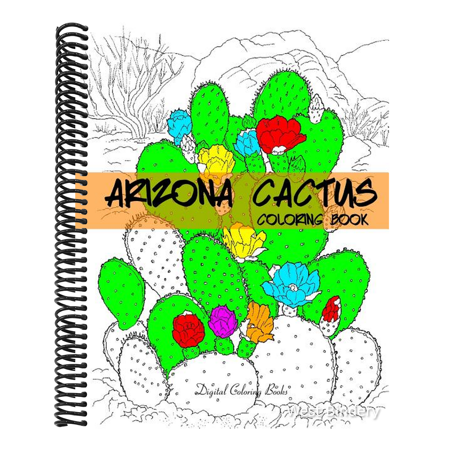 Arizona Cactus Coloring Book