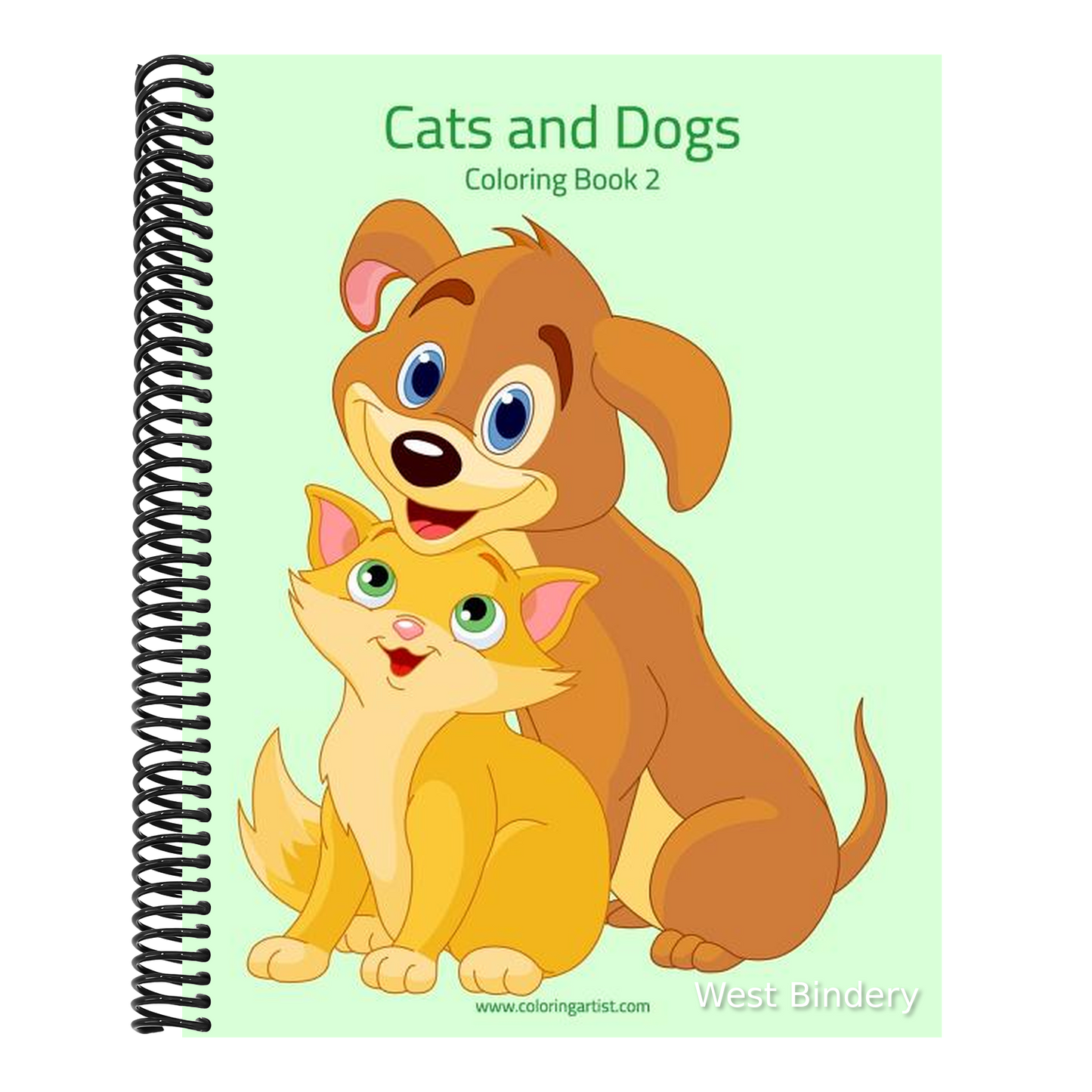 Cats and Dogs Coloring Book 2
