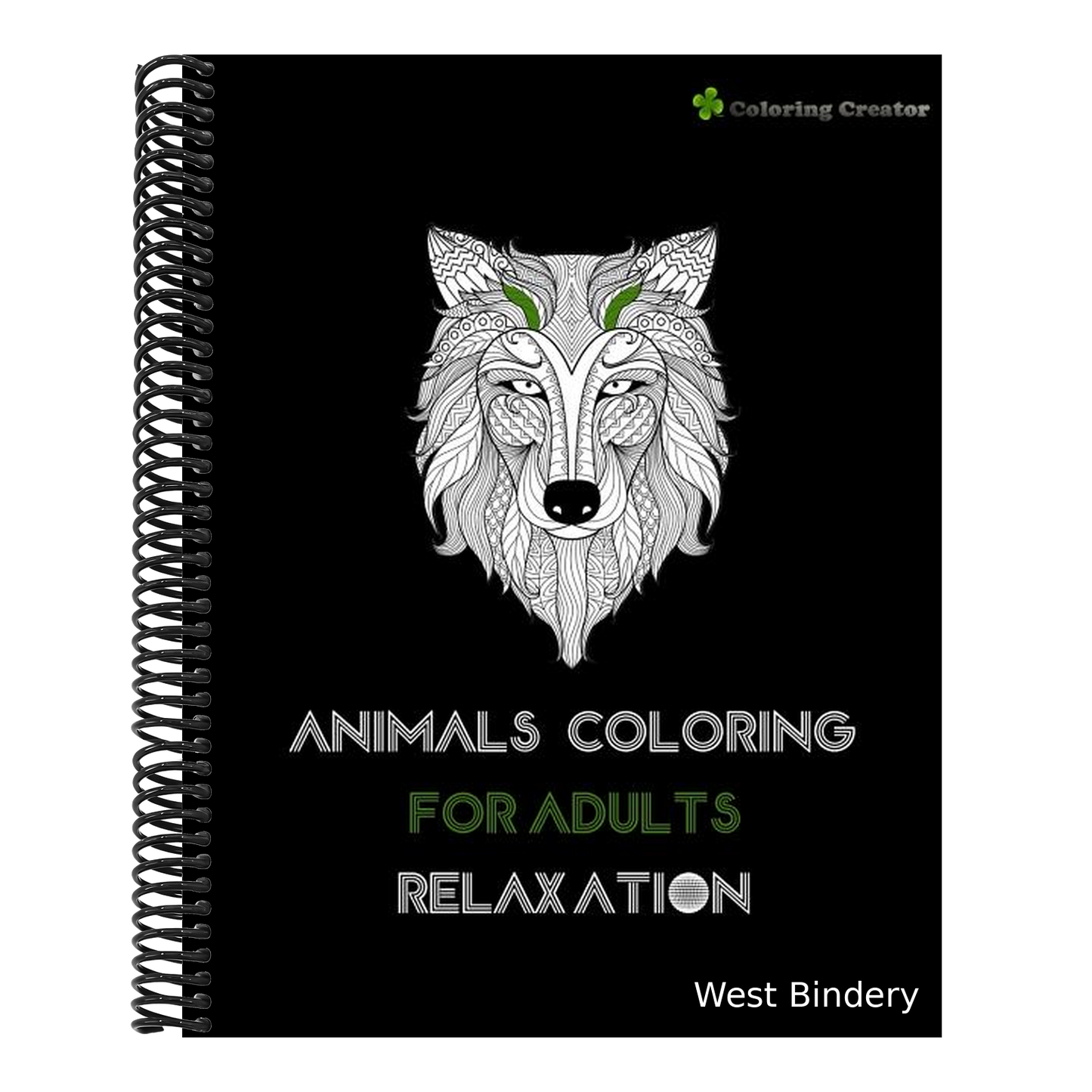 Animals Coloring For Adults Relaxation: Stress Relieving Animal