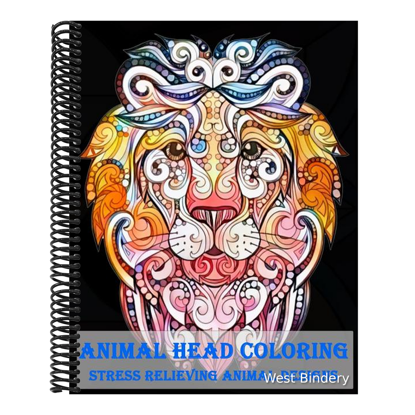 Animal Head Coloring Stress Relieving Animal designs: Animal Mandala Designs and Stress Relieving Patterns for Anger Release, Adult Relaxation, and Ze