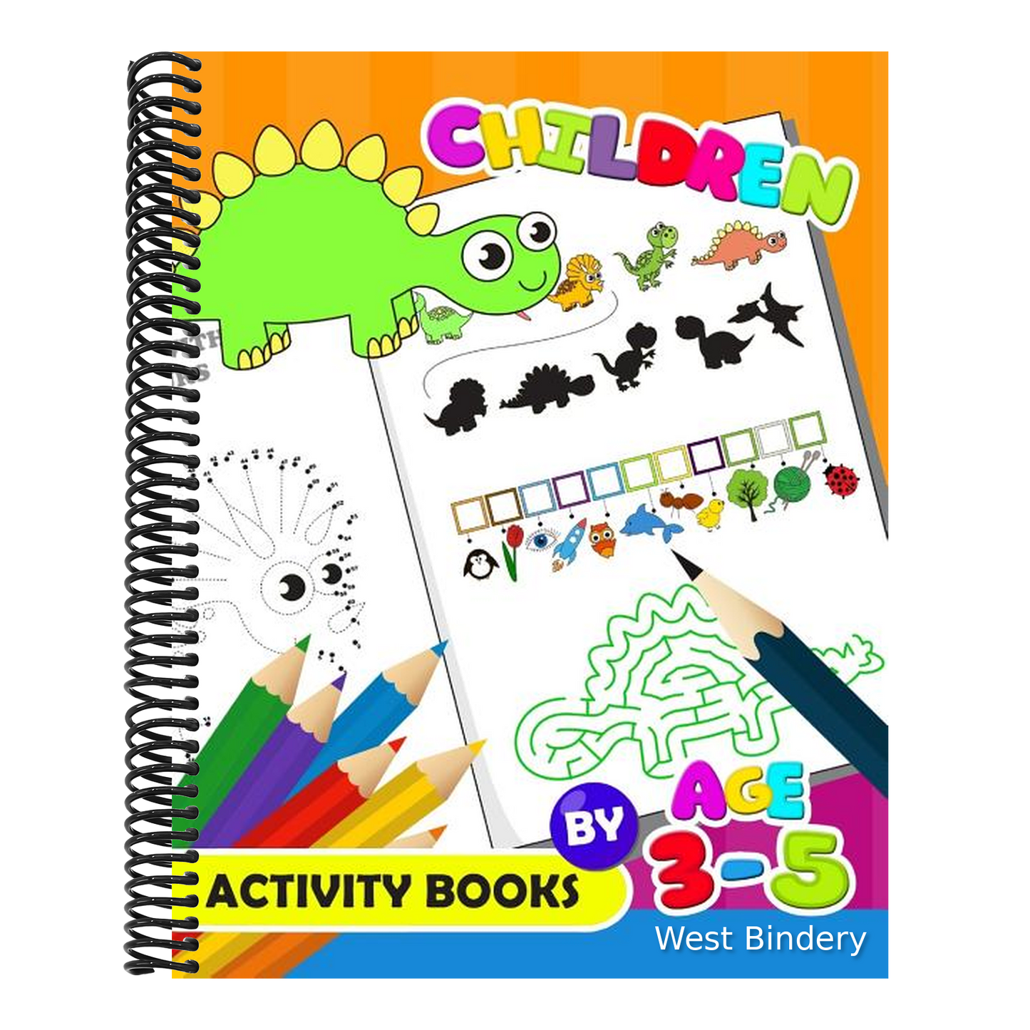 Children Activity Book by age 3-5: Activity Book for Boy, Girls, Kids Ages 2-4,3-5,4-8 Game Mazes, Coloring, Crosswords, Dot to Dot, Matching, Copy Dr