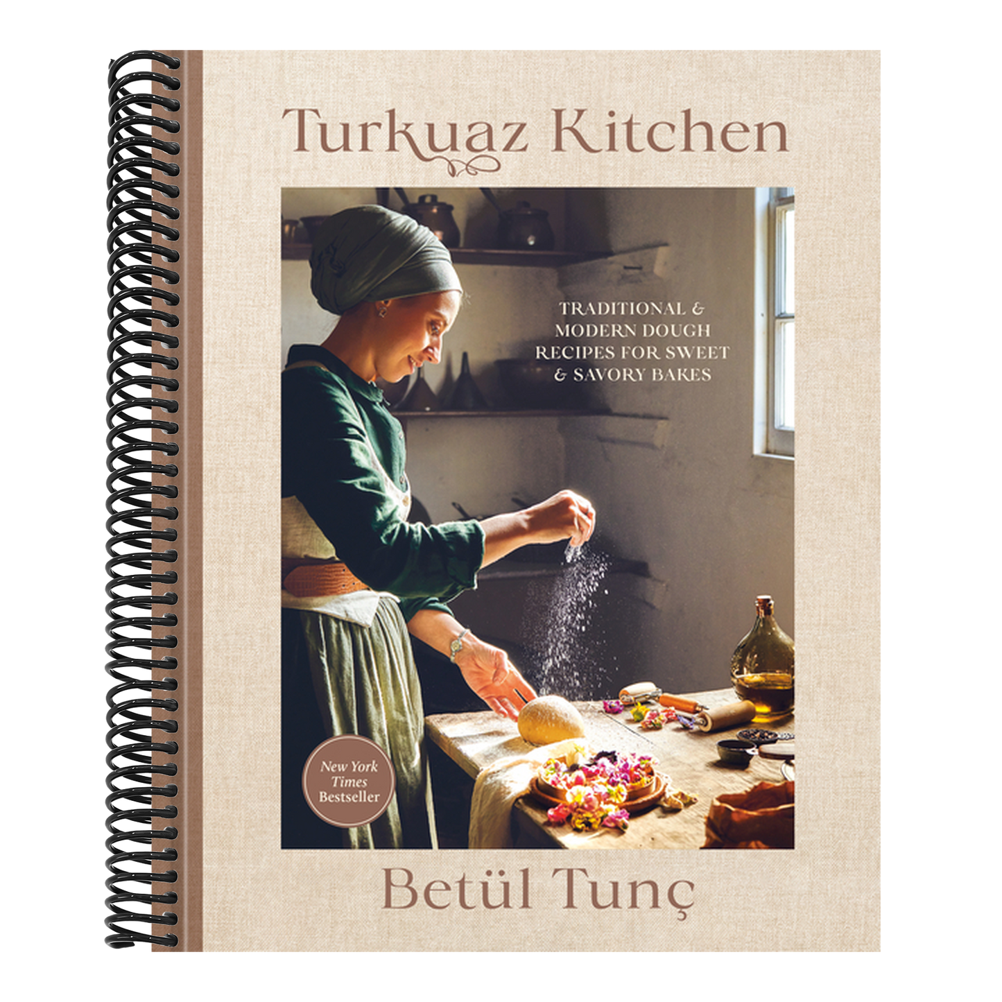 Turkuaz Kitchen: Traditional and Modern Dough Recipes for Sweet and Savory Bakes: A Baking Book (Spiral Bound)