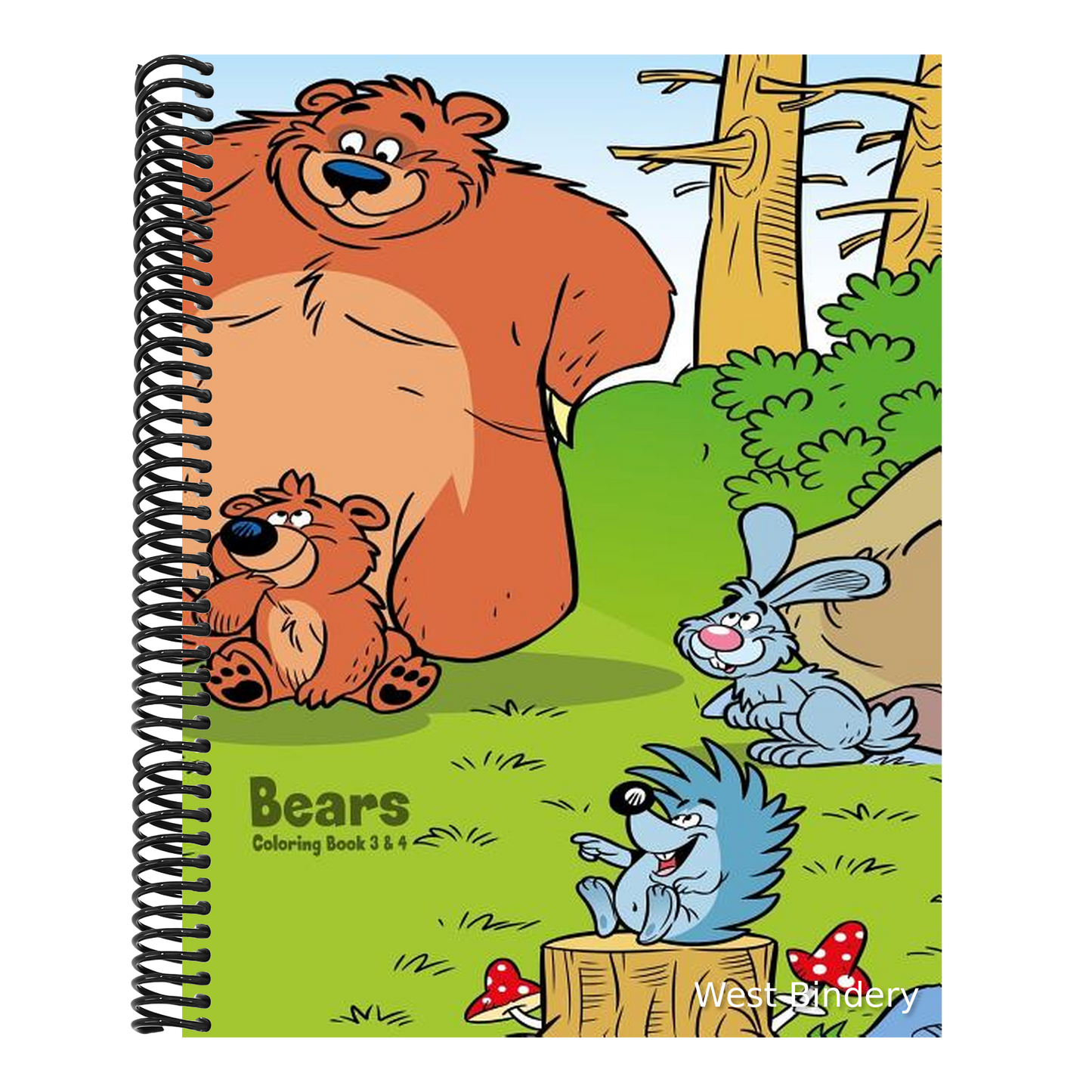 Bears Coloring Book 3 & 4