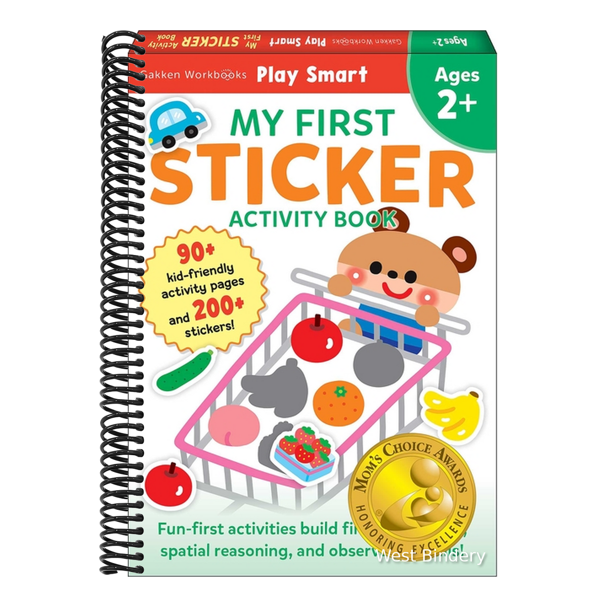 Play Smart My First Sticker Book: For Ages 2+