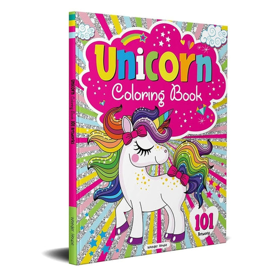 101 Unicorn Colouring Book: Fun Activity Colouring Book for Children