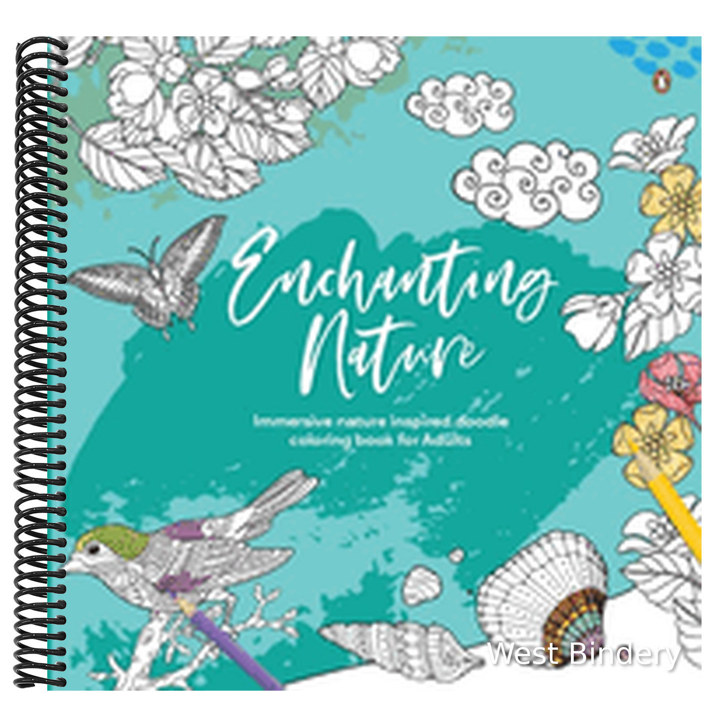 Enchanting Nature: Adult Coloring Book Fun and Relaxing Doodle Designs for All Age Groups
