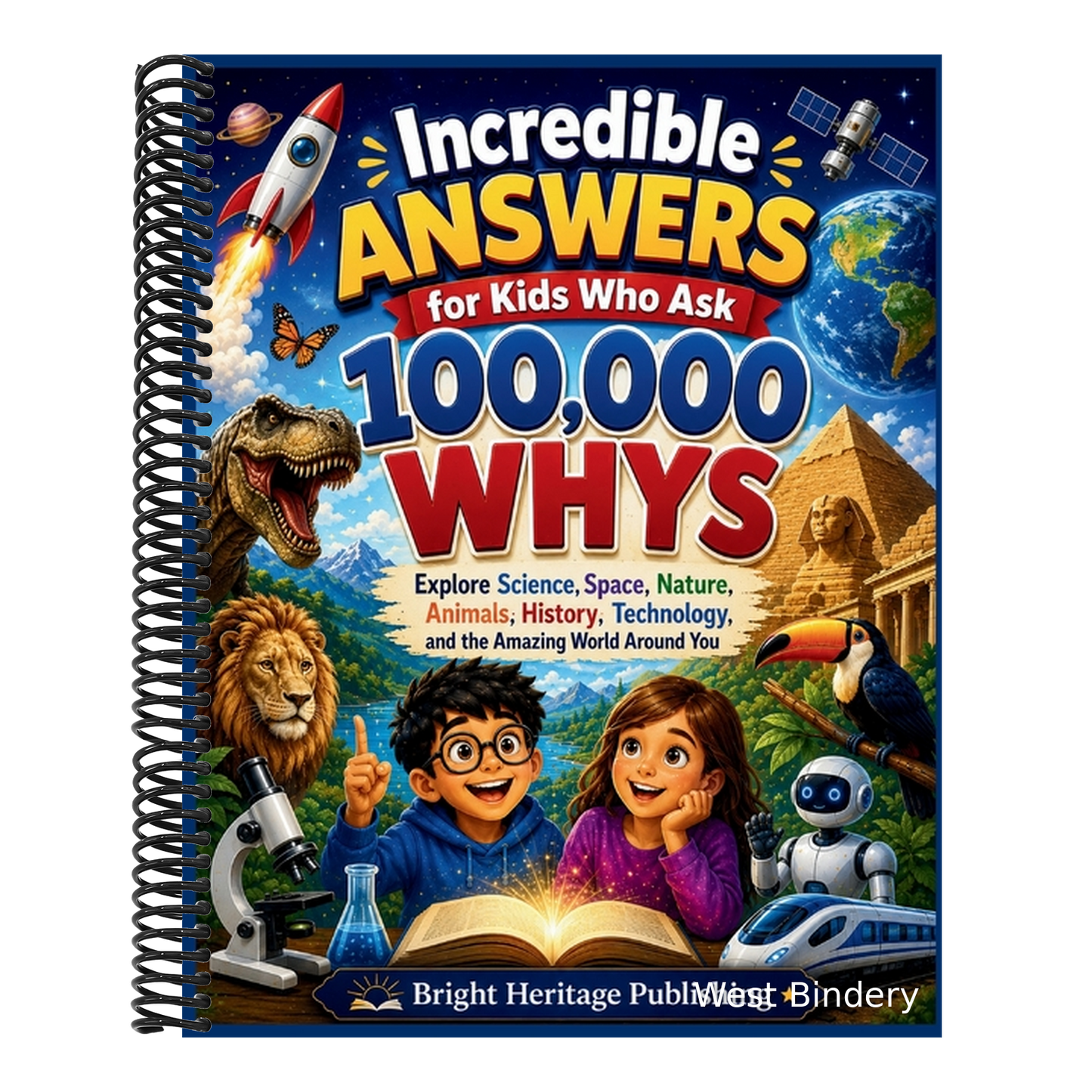 Incredible Answers for Kids Who Ask 100,000 Whys: Explore Science, Space, Nature, Animals, History, Technology, and the Amazing World Around You
