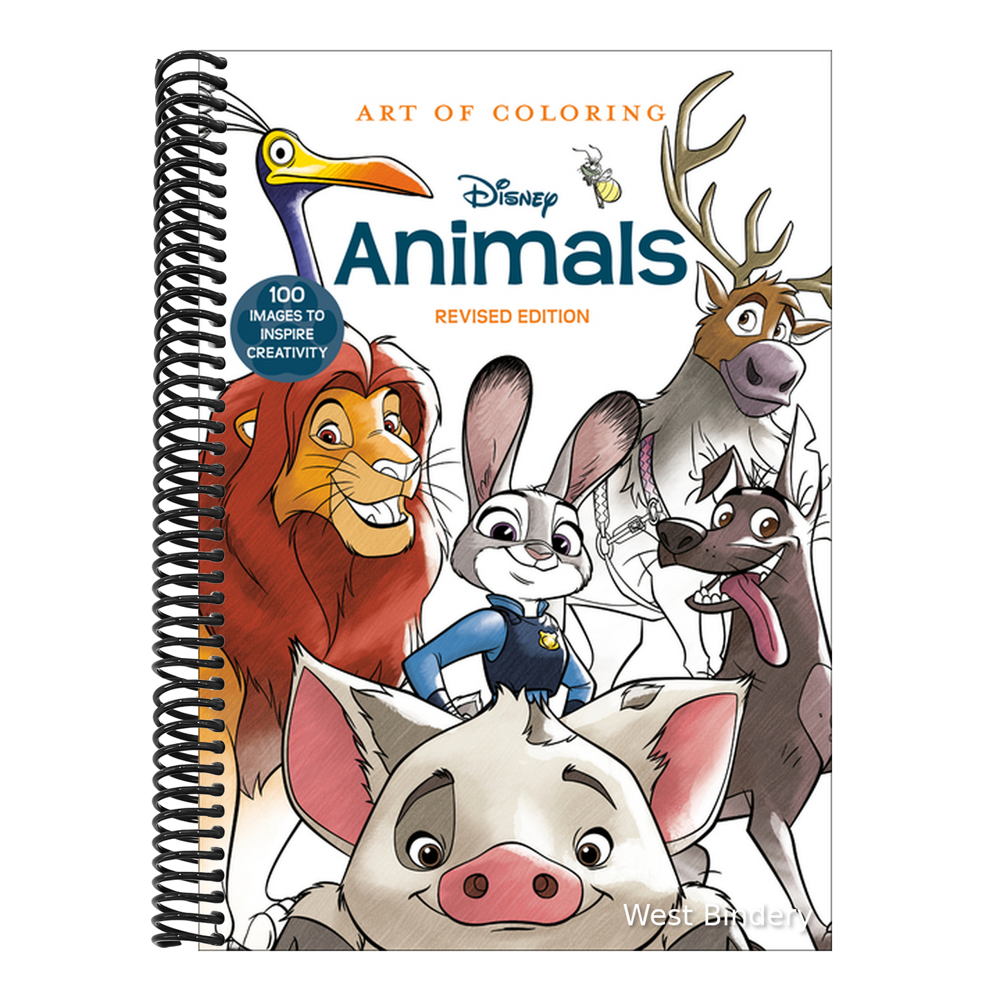 Art of Coloring: Disney Animals: 100 Images to Inspire Creativity