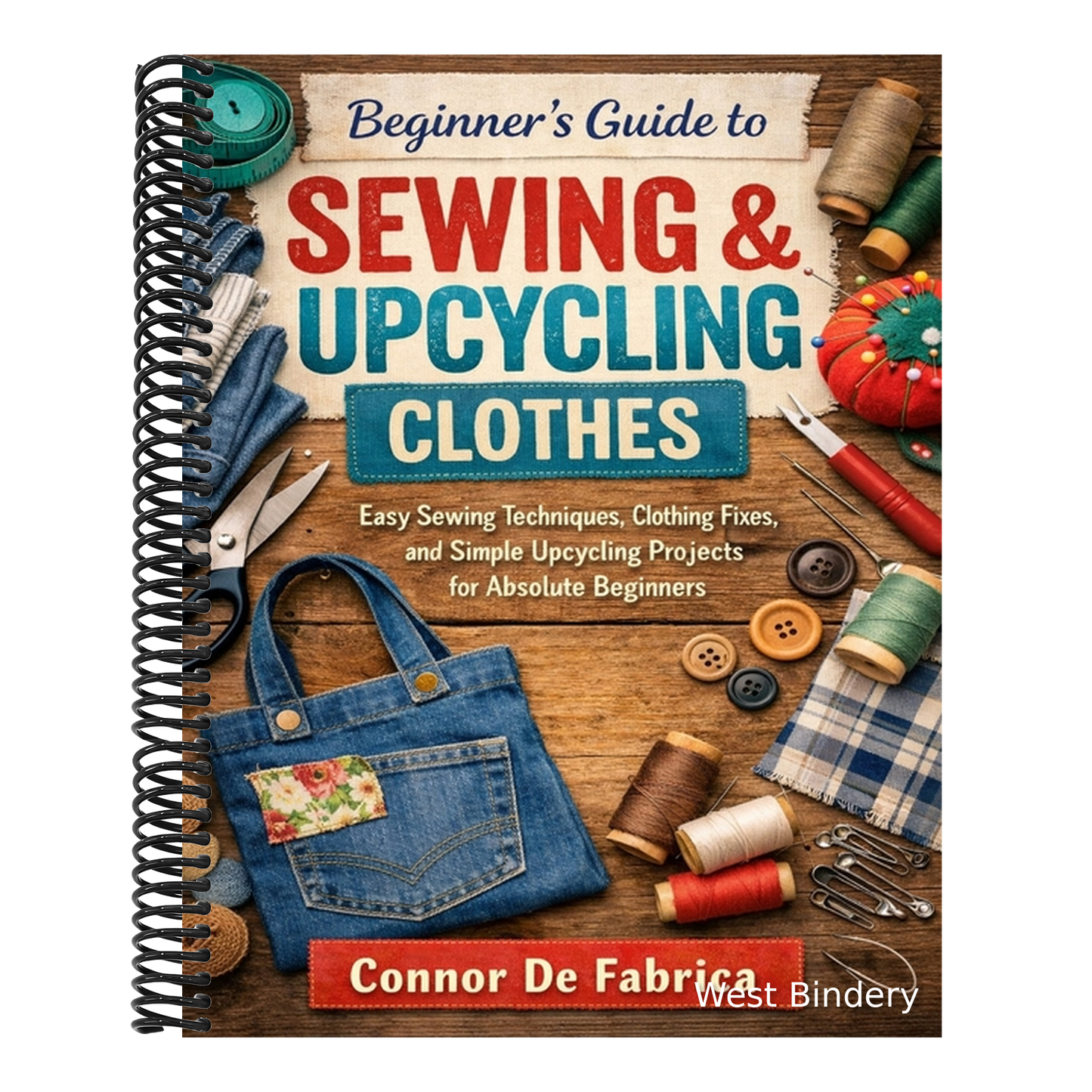 Beginner's Guide to Sewing & Upcycling Clothes: Easy Sewing Techniques, Clothing Fixes, and Simple Upcycling Projects for Absolute Beginners