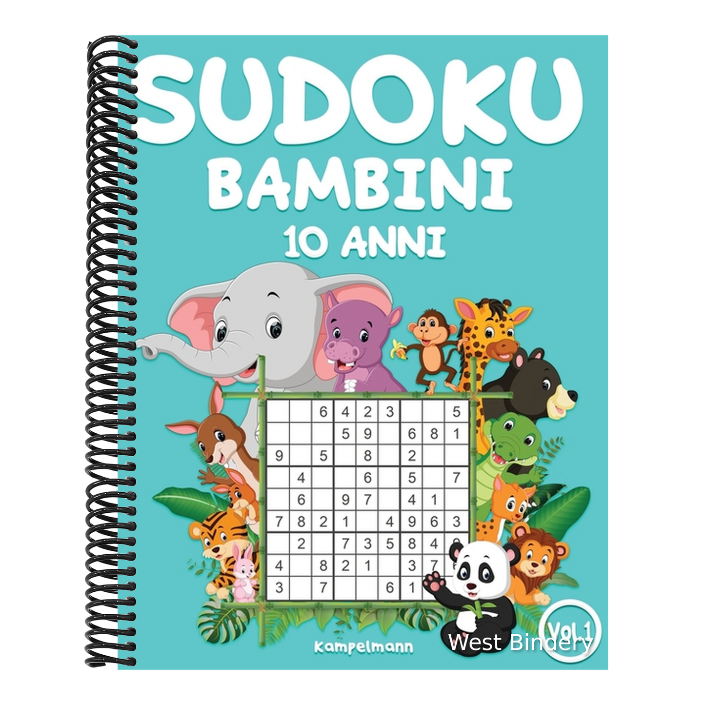 Sudoku bambini 10 anni: 200 Sudoku per bambini di 10 anni - istruzioni e soluzioni incluse (Vol. 1)