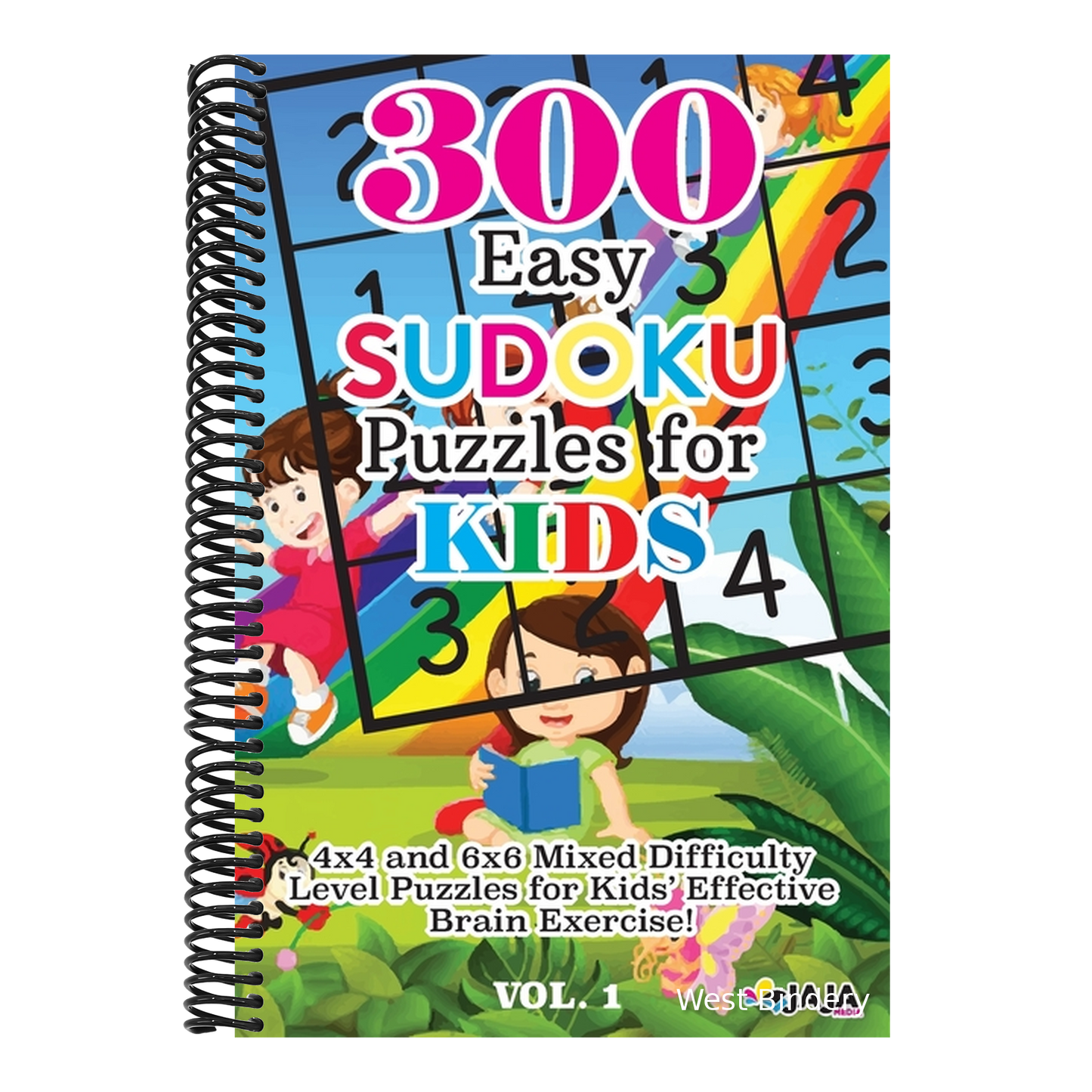 300 Easy SUDOKU Puzzles For KIDS: 4x4 and 6x6 Mixed Difficulty Level Puzzles for Kids' Effective Brain Exercise!