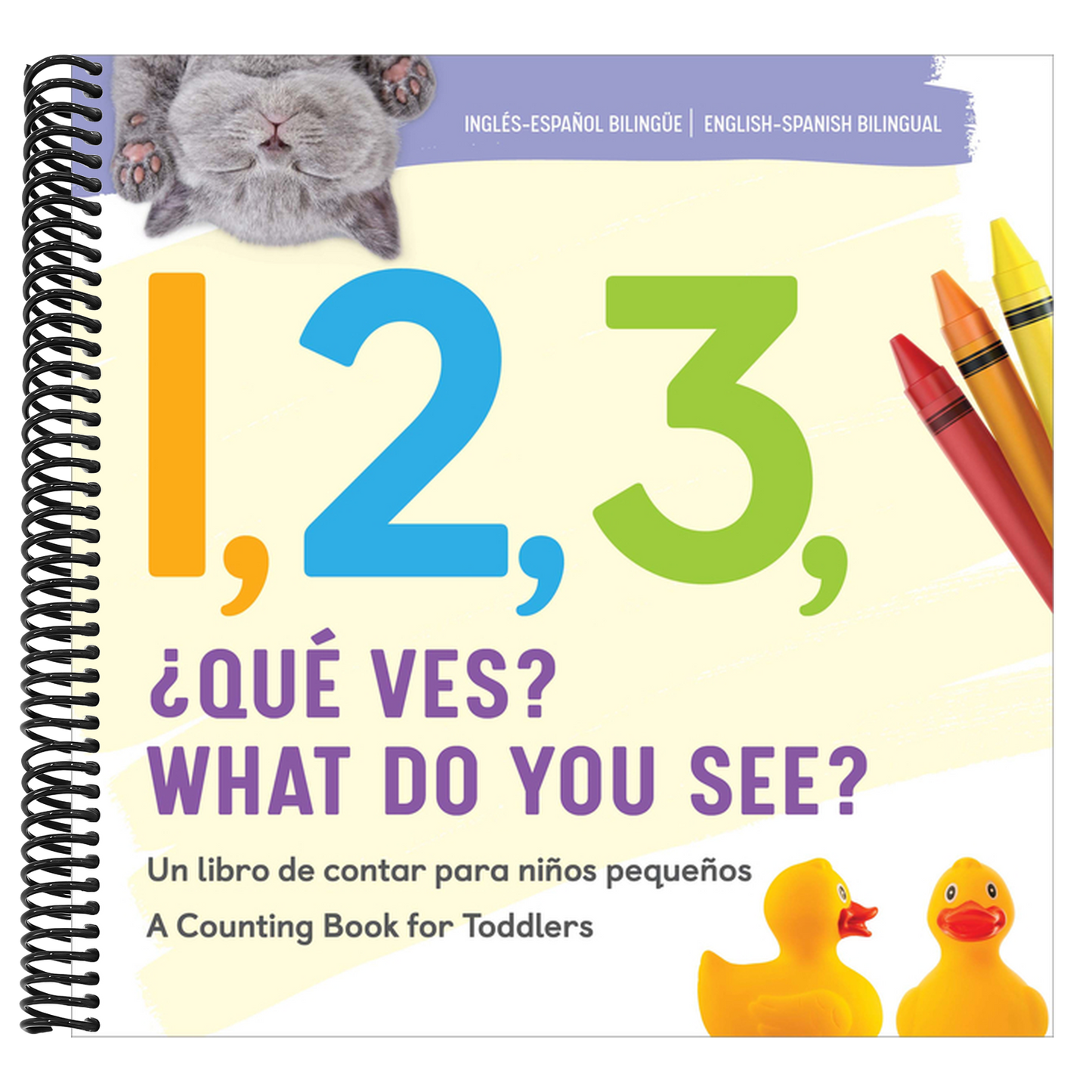 1, 2, 3, What Do You See? English-Spanish Bilingual (Spiral Bound)