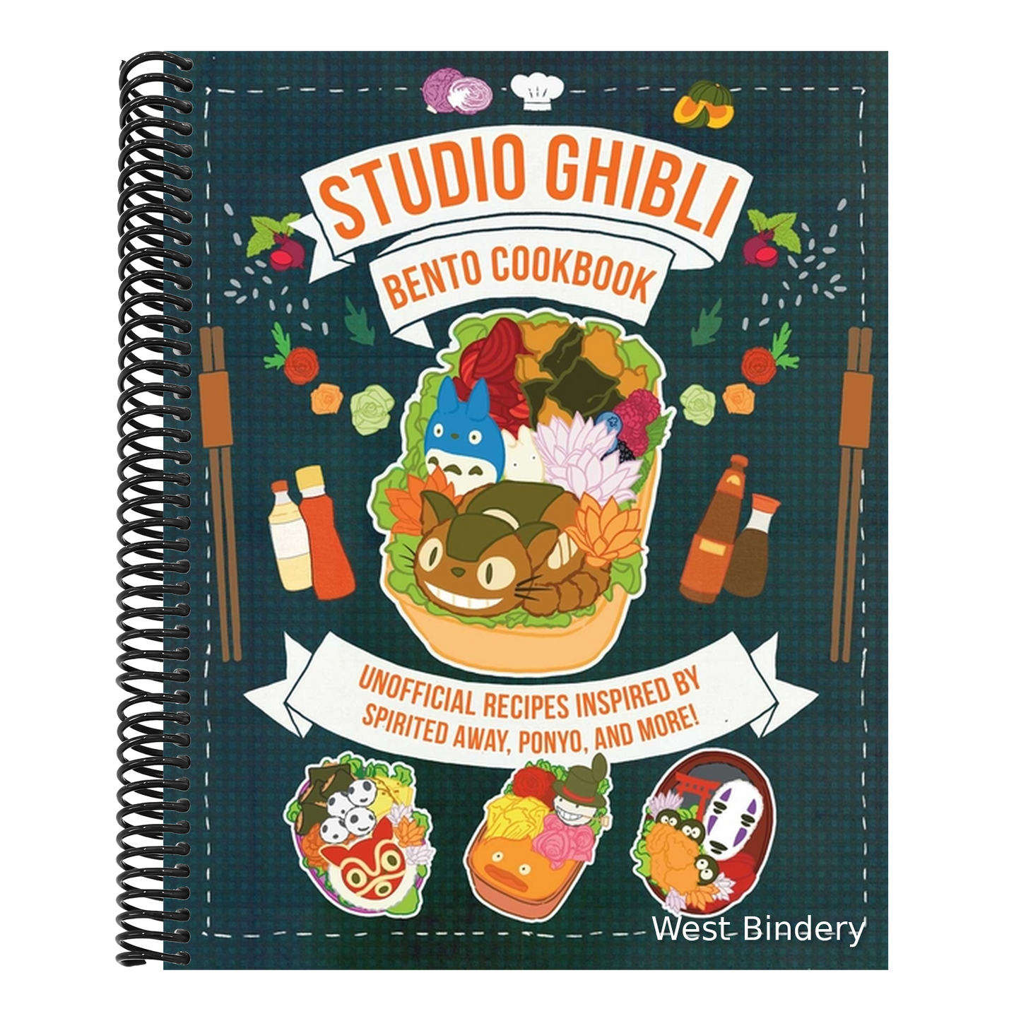Studio Ghibli Bento Cookbook: Unofficial Recipes Inspired by Spirited Away, Ponyo, and More!