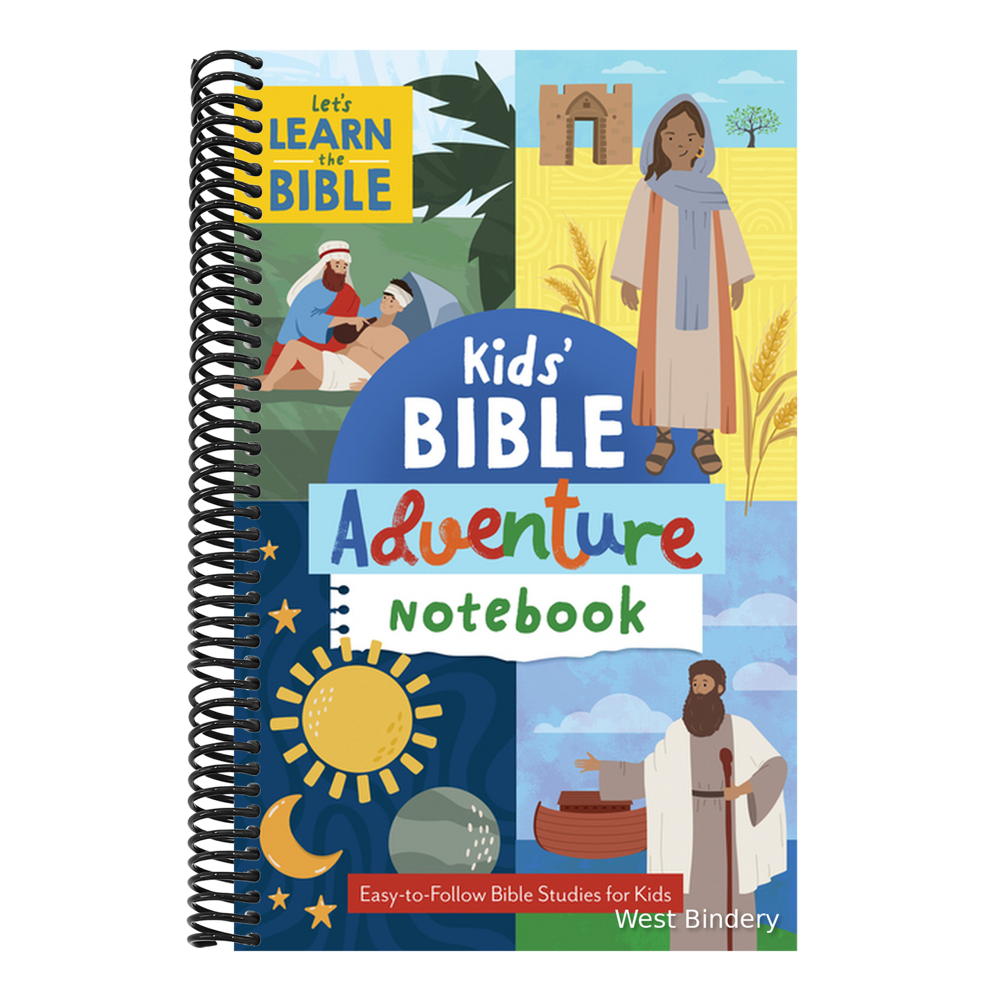 Kids' Bible Adventure Notebook: Easy-To-Follow Bible Studies for Kids