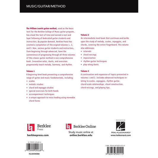 A Modern Method for Guitar - All Three Volumes in One Convenient Collection!