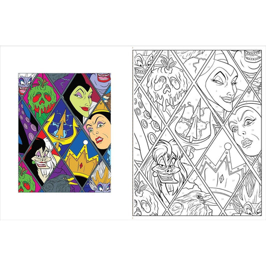 Disney Villains Color-By-Number (Color-By-Number) (Spiral Bound)