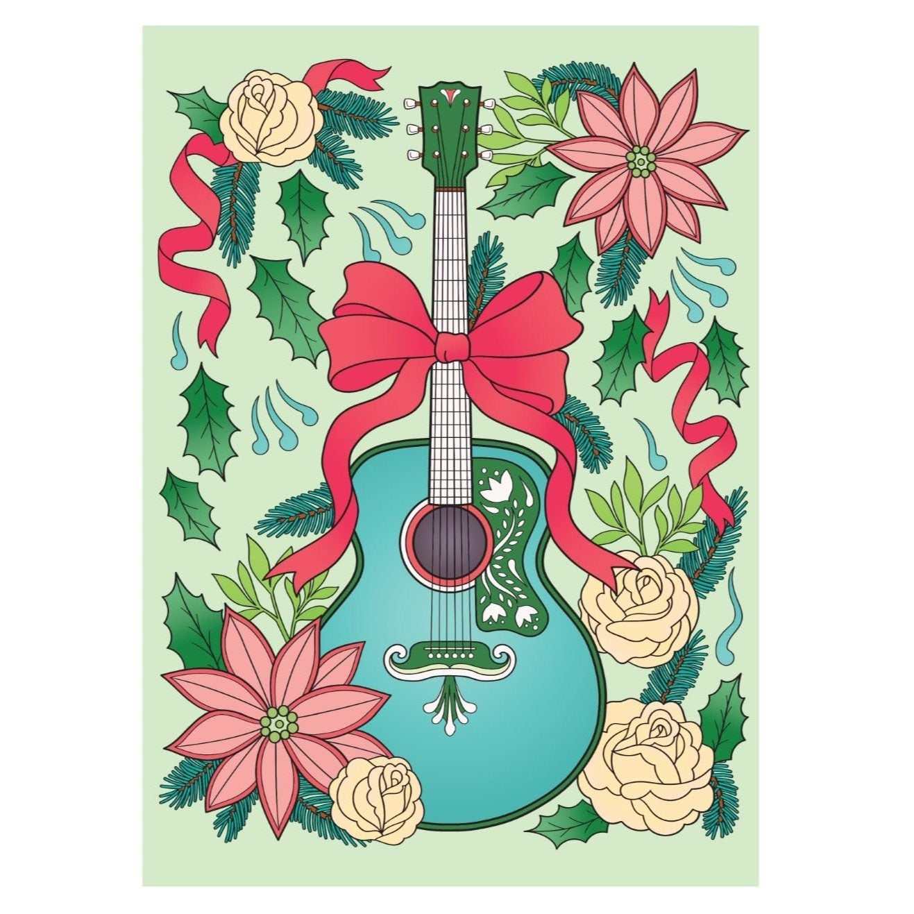 Creative Haven Country Western Christmas Coloring Book