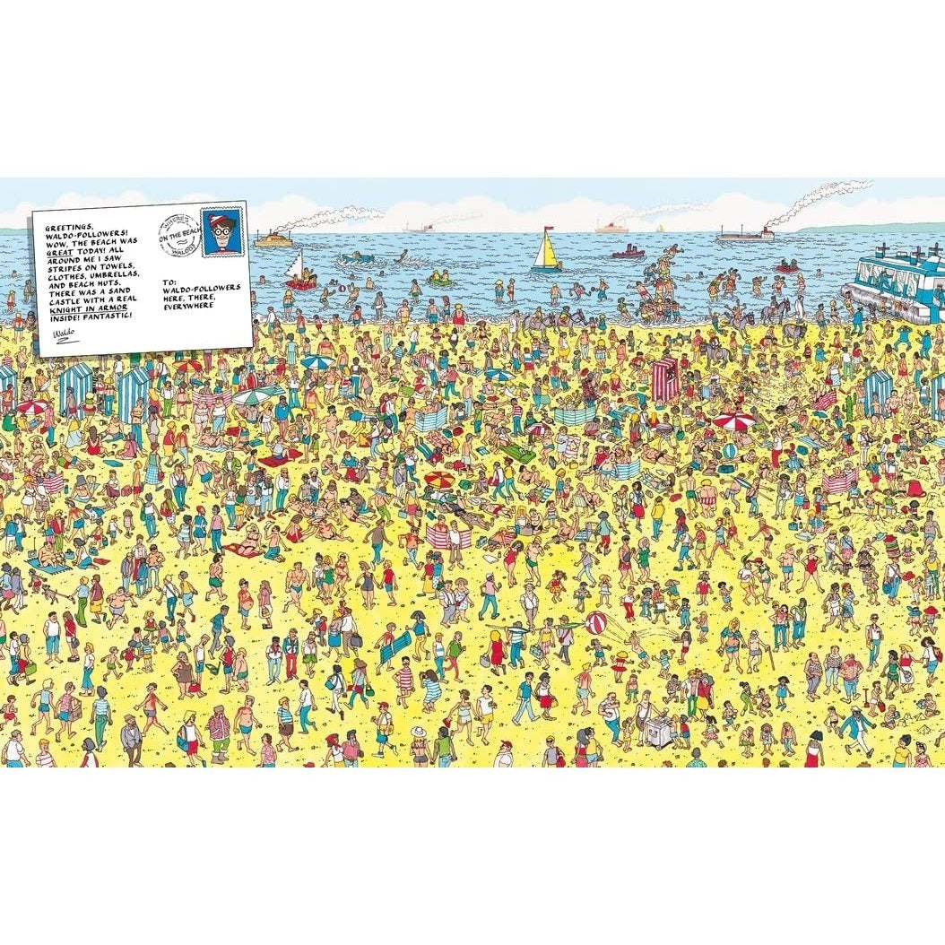 Where's Waldo?: Deluxe Edition (a Hidden Object Search-And-Find Puzzle Book - A Perfect Gift & Travel Companion for All Ages) (Anniversary)