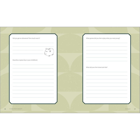Stories from Grandpa: A Fill-In Journal and Family Keepsake