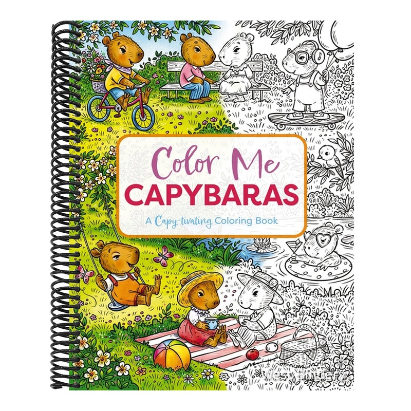 Color Me Capybaras: A Capy-Tivating Coloring Book
