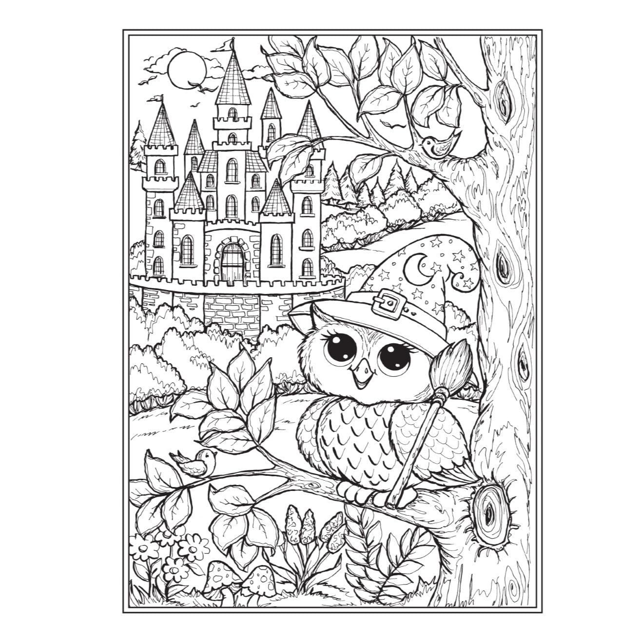 Creative Haven Owldorable Coloring Book