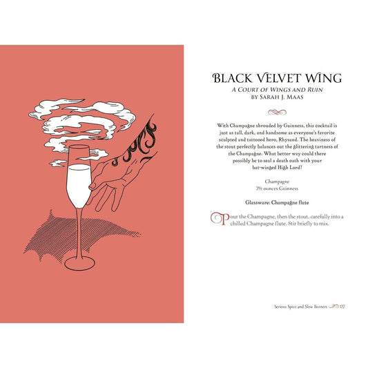 A Coupe of Thorns and Rosé: Romantasy Cocktails to Quench Your Thirst: A Cocktail Recipe Book (Spiral Bound)