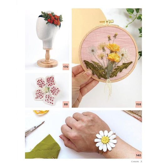 3D Botanical Embroidery & Stumpwork: 17 Thread Projects to Make, Wear, and Display