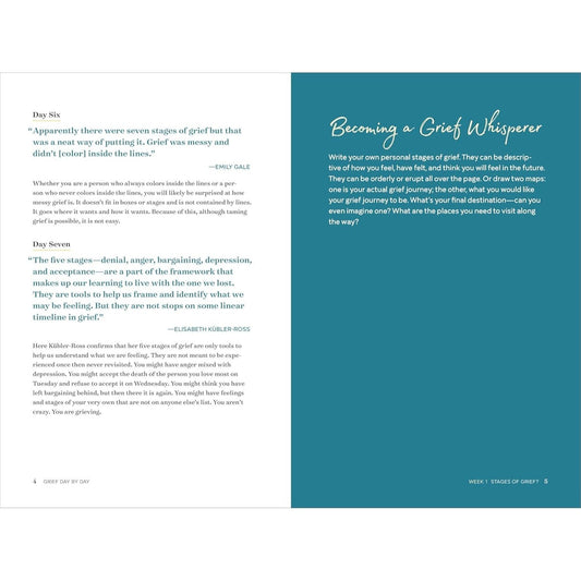 Grief Day by Day: Simple Practices and Daily Guidance for Living with Loss (Spiral Bound)