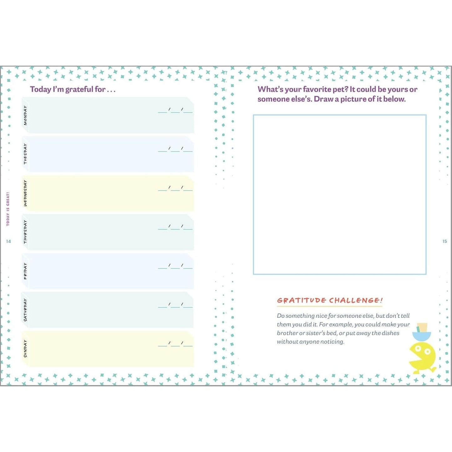 Today Is Great!: A Daily Gratitude Journal for Kids