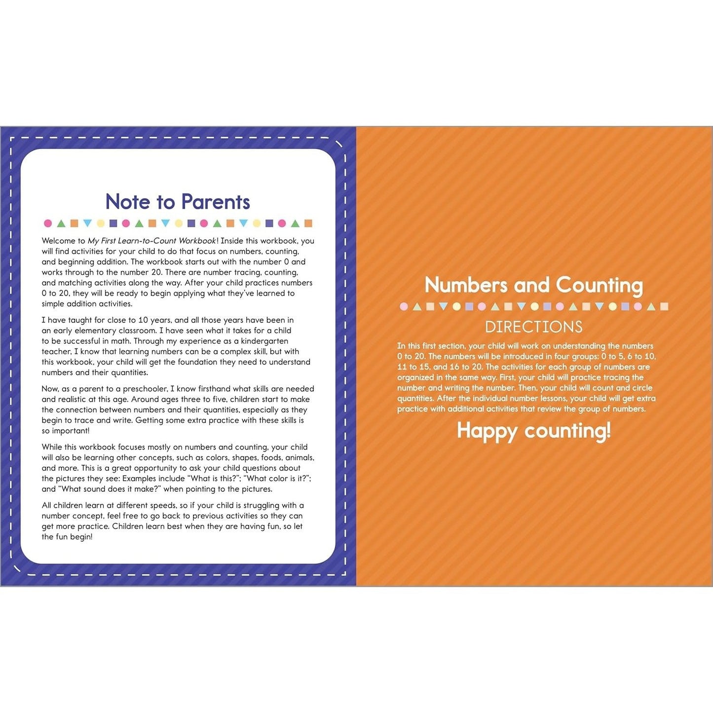 My First Learn-To-Count Workbook: Practice for Kids with Pen Control, Counting Skills, Numbers, and More!