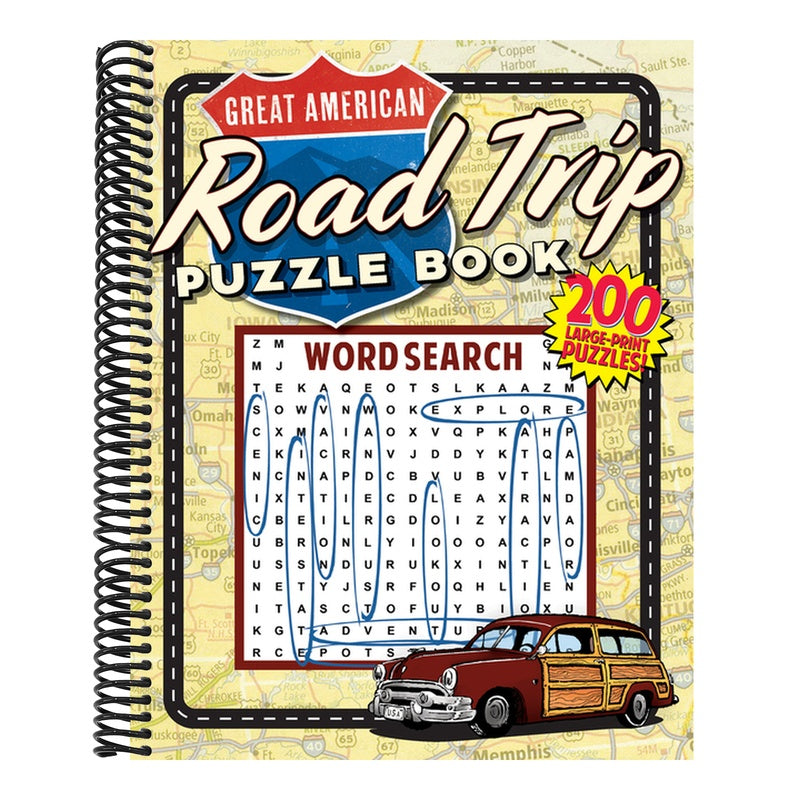 Great American Road Trip Puzzle Book