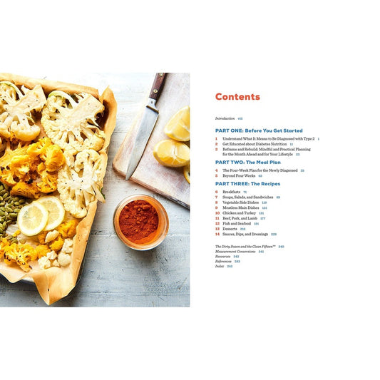 The Diabetic Cookbook and Meal Plan for the Newly Diagnosed: A 4-Week Introductory Guide to Manage Type 2 Diabetes (Spiral Bound)
